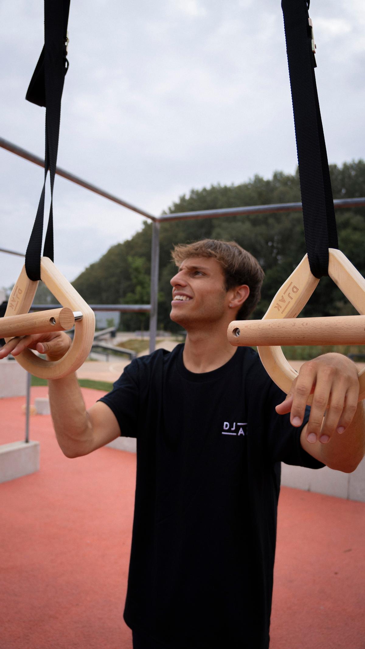 Gymnastic rings in action