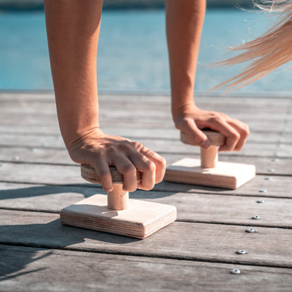 DJAK round handstand canes - front view