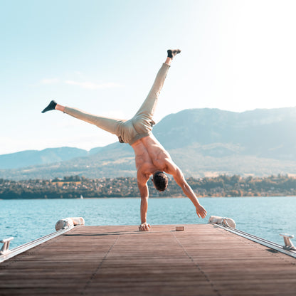 DJAK handstand blocks - detail shot showing stable construction